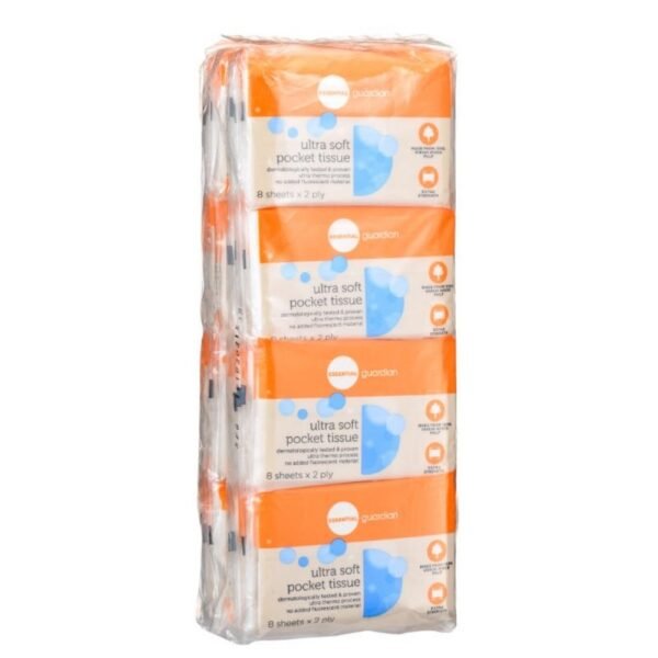 Guardian Face Tissues Pocket 8 X 8s