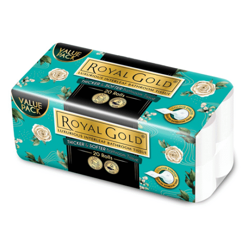ROYAL GOLD LUXURIOUS BATHROOM TISSUE 200'S X 20 R