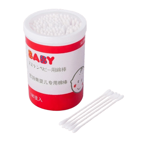 Suzuran Baby Antibacterial Cotton Swab 180s