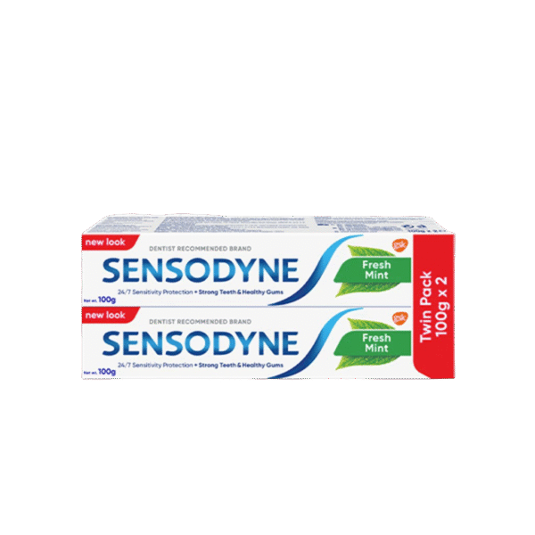 my-11134207-7r990-lu8popmqcni54b.png Sensodyne Sensitive Daily Care Fresh Mint Toothpaste Twin Pack (2 x 100 g)