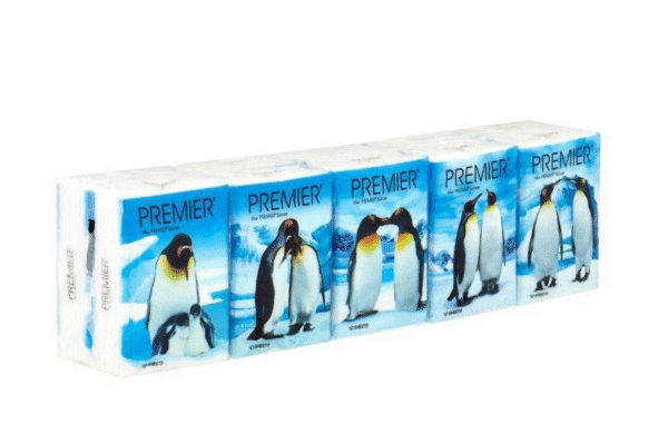 Premier Penguin Pocket Tissue 5 in 1 2 PLY